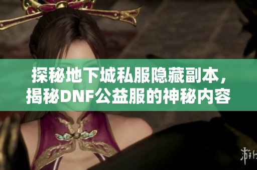 探秘地下城私服隐藏副本，揭秘DNF公益服的神秘内容