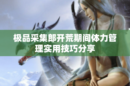 极品采集郎开荒期间体力管理实用技巧分享