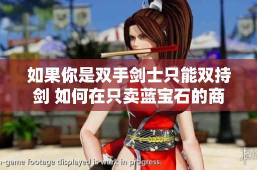 如果你是双手剑士只能双持剑 如何在只卖蓝宝石的商店中通关