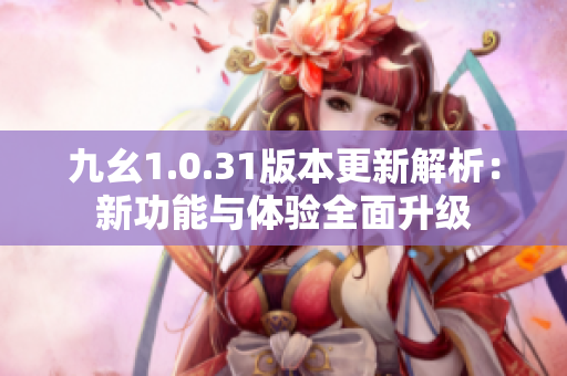 九幺1.0.31版本更新解析：新功能与体验全面升级