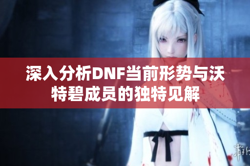 深入分析DNF当前形势与沃特碧成员的独特见解