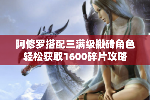 阿修罗搭配三满级搬砖角色轻松获取1600碎片攻略