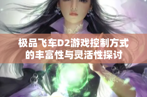 极品飞车D2游戏控制方式的丰富性与灵活性探讨