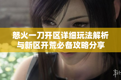 怒火一刀开区详细玩法解析与新区开荒必备攻略分享