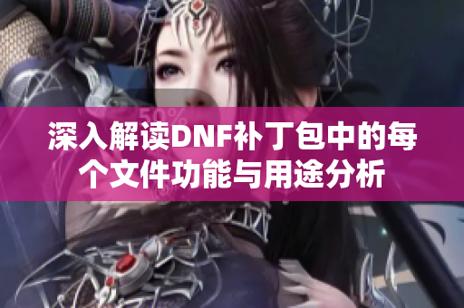 深入解读DNF补丁包中的每个文件功能与用途分析