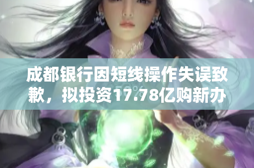 成都银行因短线操作失误致歉，拟投资17.78亿购新办公大楼
