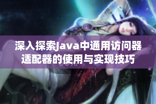 深入探索Java中通用访问器适配器的使用与实现技巧