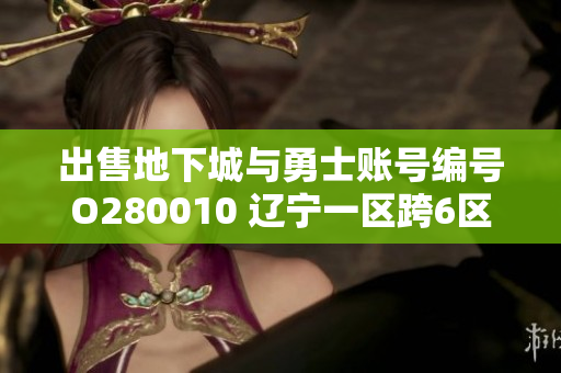 出售地下城与勇士账号编号O280010 辽宁一区跨6区代售信息