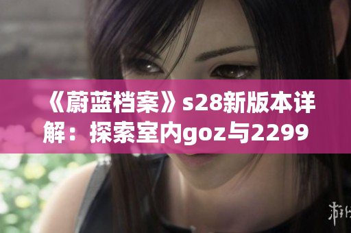《蔚蓝档案》s28新版本详解：探索室内goz与2299w粗轴留档体验
