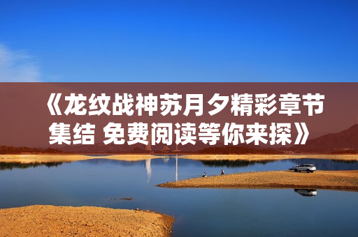 《龙纹战神苏月夕精彩章节集结 免费阅读等你来探》