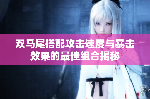 双马尾搭配攻击速度与暴击效果的最佳组合揭秘