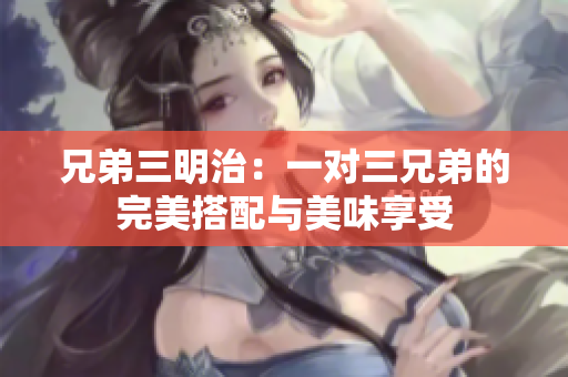 兄弟三明治：一对三兄弟的完美搭配与美味享受