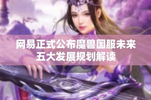 网易正式公布魔兽国服未来五大发展规划解读