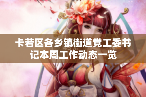 卡若区各乡镇街道党工委书记本周工作动态一览
