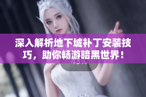 深入解析地下城补丁安装技巧，助你畅游暗黑世界！