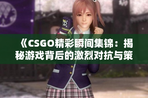 《CSGO精彩瞬间集锦：揭秘游戏背后的激烈对抗与策略》