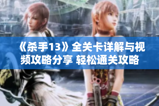 《杀手13》全关卡详解与视频攻略分享 轻松通关攻略大揭秘