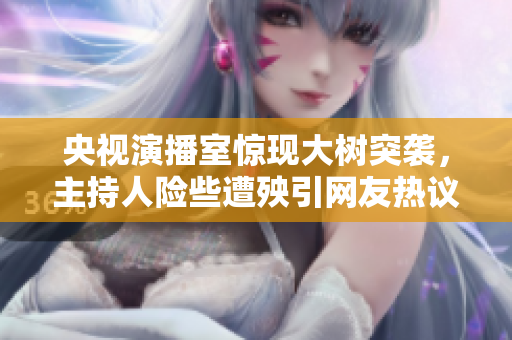 央视演播室惊现大树突袭，主持人险些遭殃引网友热议