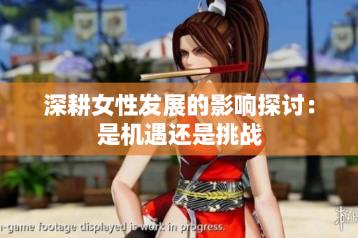 深耕女性发展的影响探讨：是机遇还是挑战