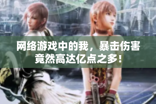 网络游戏中的我，暴击伤害竟然高达亿点之多！