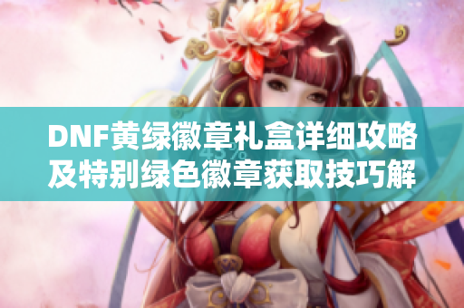 DNF黄绿徽章礼盒详细攻略及特别绿色徽章获取技巧解析
