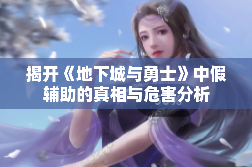 揭开《地下城与勇士》中假辅助的真相与危害分析