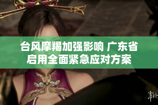 台风摩羯加强影响 广东省启用全面紧急应对方案