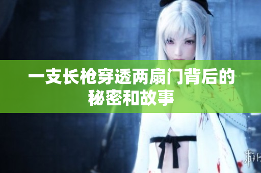 一支长枪穿透两扇门背后的秘密和故事