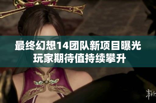 最终幻想14团队新项目曝光 玩家期待值持续攀升