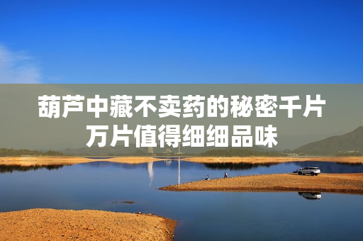 葫芦中藏不卖药的秘密千片万片值得细细品味