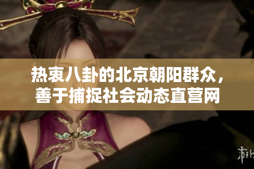 热衷八卦的北京朝阳群众，善于捕捉社会动态直营网