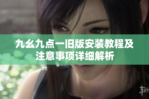 九幺九点一旧版安装教程及注意事项详细解析