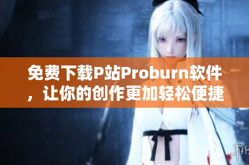免费下载P站Proburn软件，让你的创作更加轻松便捷