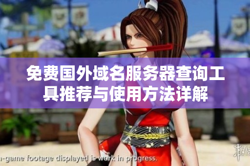 免费国外域名服务器查询工具推荐与使用方法详解