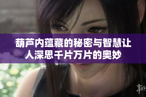 葫芦内蕴藏的秘密与智慧让人深思千片万片的奥妙