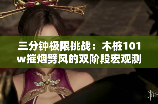 三分钟极限挑战：木桩101w摧烟劈风的双阶段宏观测试方案