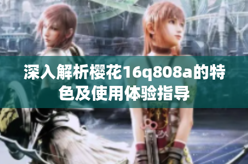 深入解析樱花16q808a的特色及使用体验指导