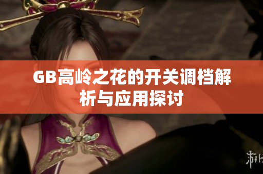 GB高岭之花的开关调档解析与应用探讨