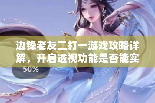 边锋老友二打一游戏攻略详解，开启透视功能是否能实现