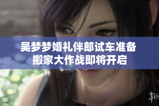 吴梦梦婚礼伴郎试车准备 搬家大作战即将开启