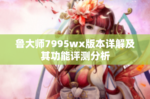 鲁大师7995wx版本详解及其功能评测分析