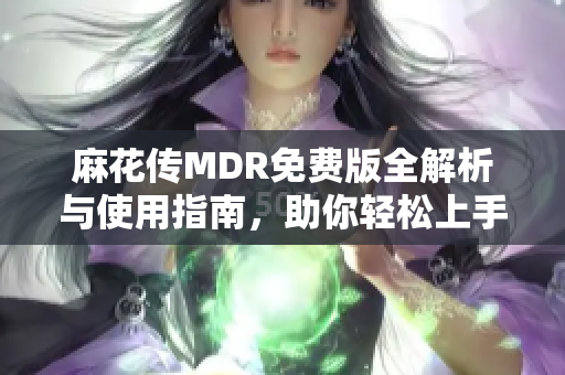 麻花传MDR免费版全解析与使用指南，助你轻松上手