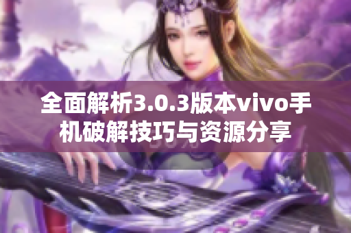 全面解析3.0.3版本vivo手机破解技巧与资源分享