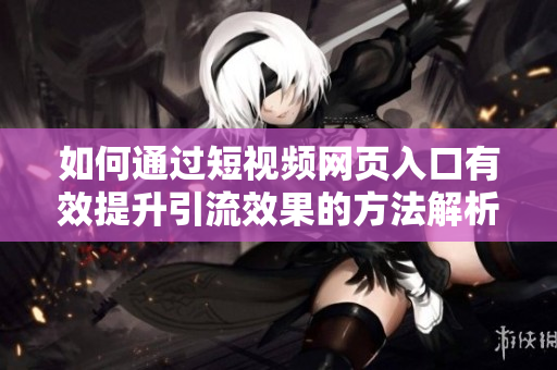 如何通过短视频网页入口有效提升引流效果的方法解析