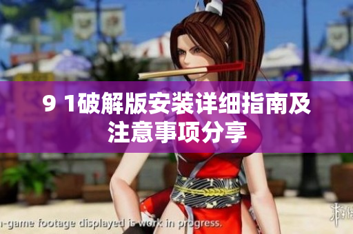 9 1破解版安装详细指南及注意事项分享