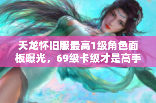 天龙怀旧服最高1级角色面板曝光，69级卡级才是高手！