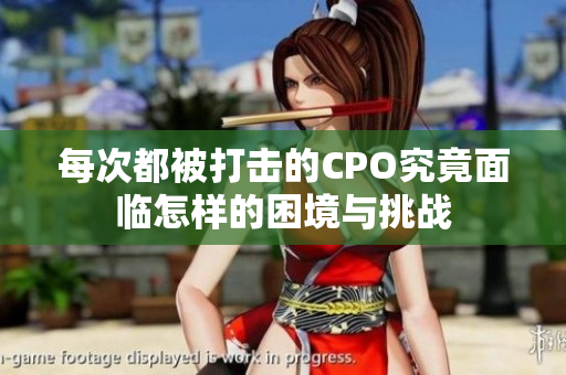 每次都被打击的CPO究竟面临怎样的困境与挑战