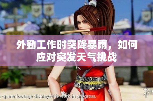 外勤工作时突降暴雨，如何应对突发天气挑战