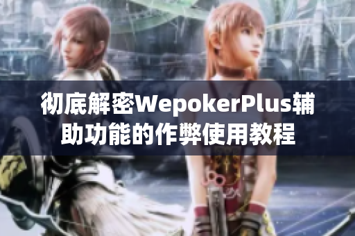彻底解密WepokerPlus辅助功能的作弊使用教程