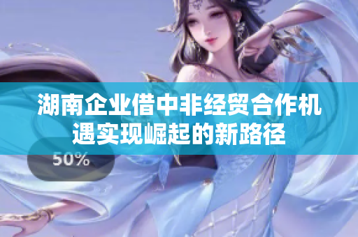 湖南企业借中非经贸合作机遇实现崛起的新路径